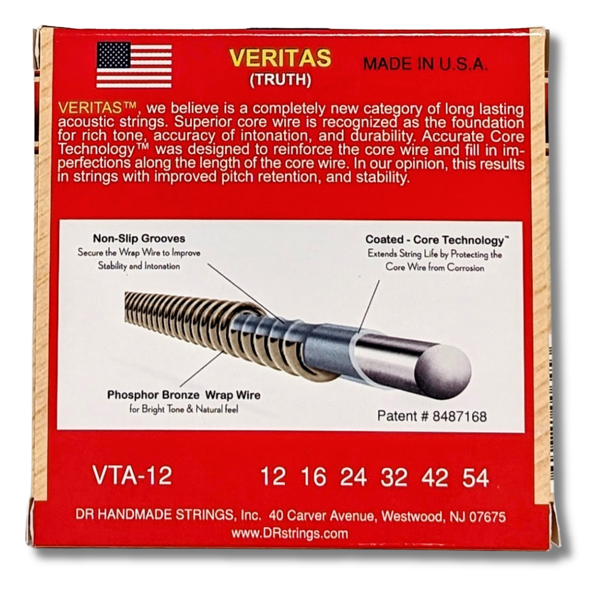 DR Strings Veritas 12/54 Light Strings