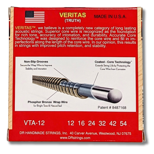 DR Strings Veritas 12/54 Light Strings