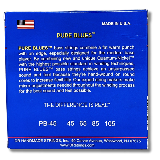 DR Strings Pure Blues Bass 45/105