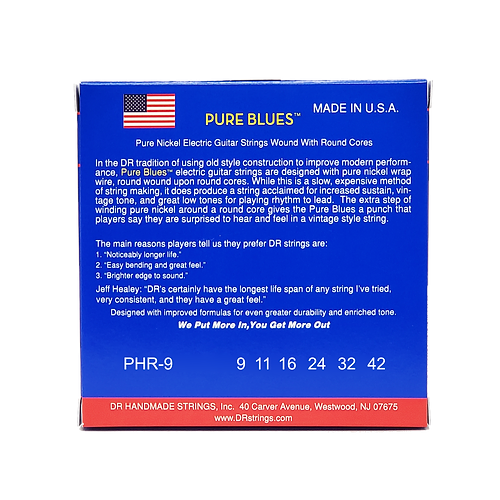 DR Strings Pure Blues 9/42