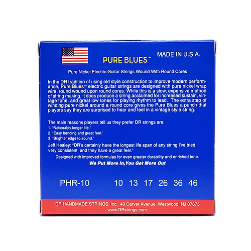 DR Strings Pure Blues 10/46
