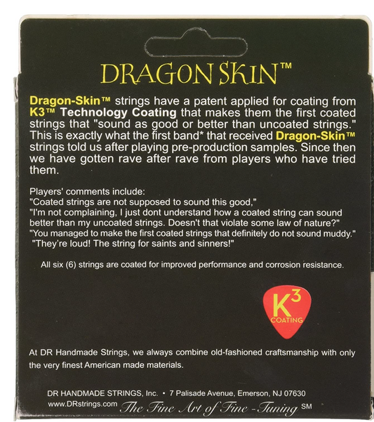 DR Strings Dragon Skin 11-50 Acoustic Strings