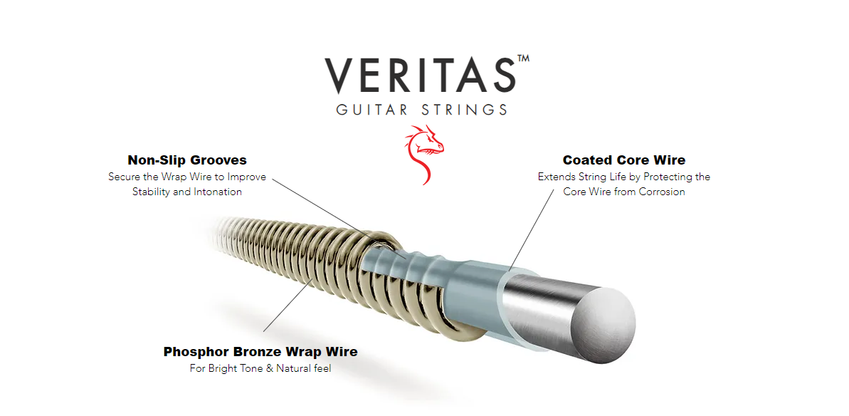DR Strings Veritas 11/50 Custom Light Strings