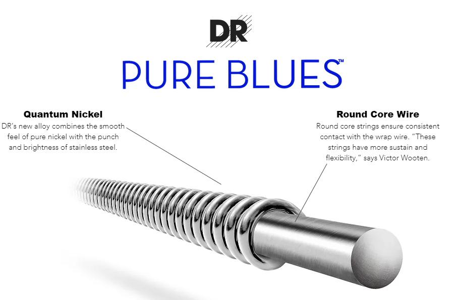 DR Strings Pure Blues Bass 45/105