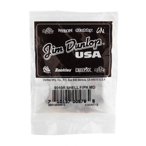 DUNLOP SHELL FINGERPICKS - 12PK