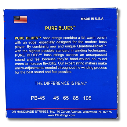DR Strings Pure Blues Bass 45/105