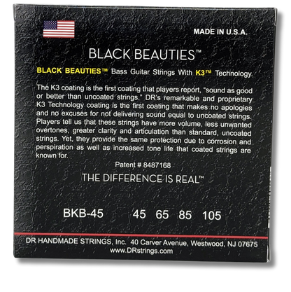 BLACK BEAUTY BASS STRINGS MEDIUM 45-105