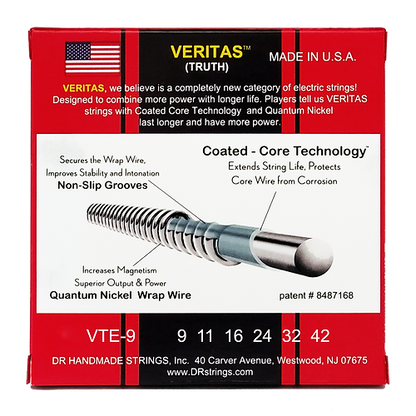 Dr Strings Veritas 9/42 Light Strings
