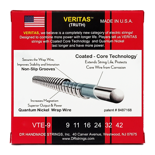 Dr Strings Veritas 9/42 Light Strings