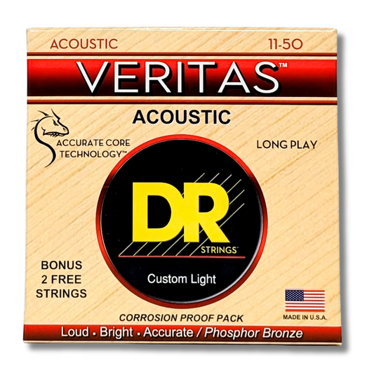 DR Strings Veritas 11/50 Custom Light Strings