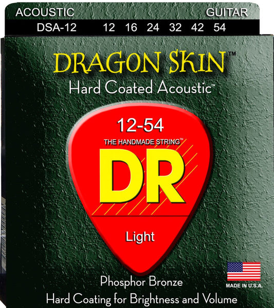 DR Strings Dragon Skin 12-54 Acoustic Strings