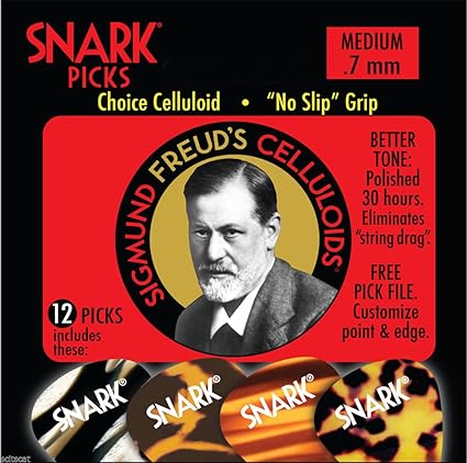 SNARK SIGMUND FREUD CELLULOID PICK - 12PK