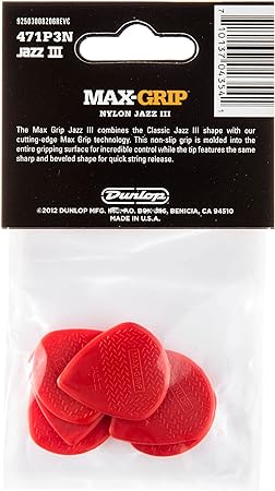 DUNLOP MAX-GRIP® JAZZ III 1.38MM