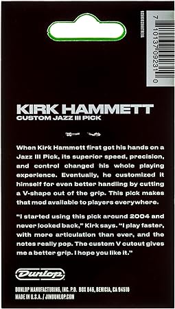 DUNLOP K HAMMETT JAZZ PLAYER'S PACK