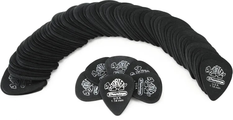 DUNLOP TORTEX® PITCH BLACK JAZZ III PICK 1.14MM - 72PK