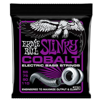 SLINKY COBALT ELECTRIC BASS STRINGS: 4-STRING