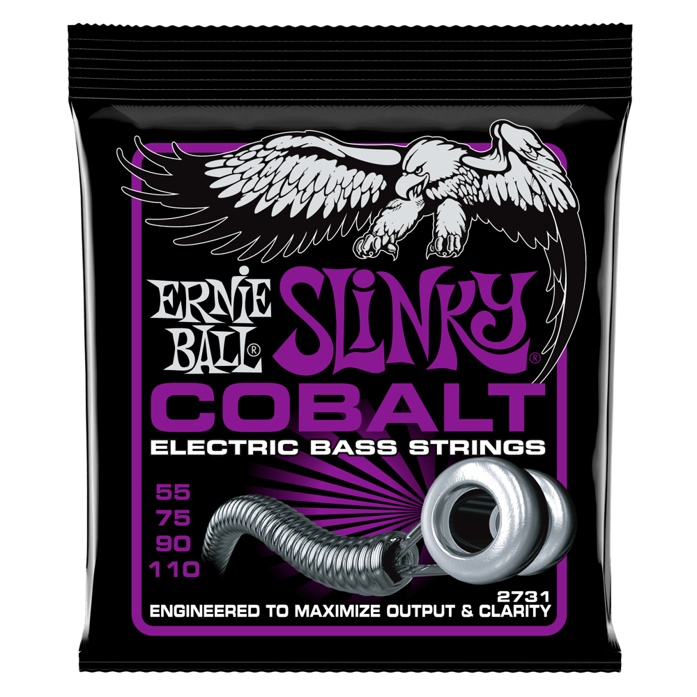 SLINKY COBALT ELECTRIC BASS STRINGS: 4-STRING