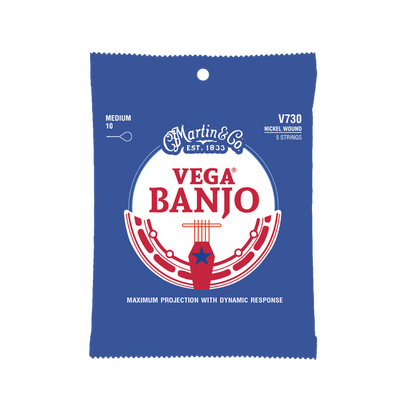 VEGA® BANJO STRINGS NICKEL - MEDIUM