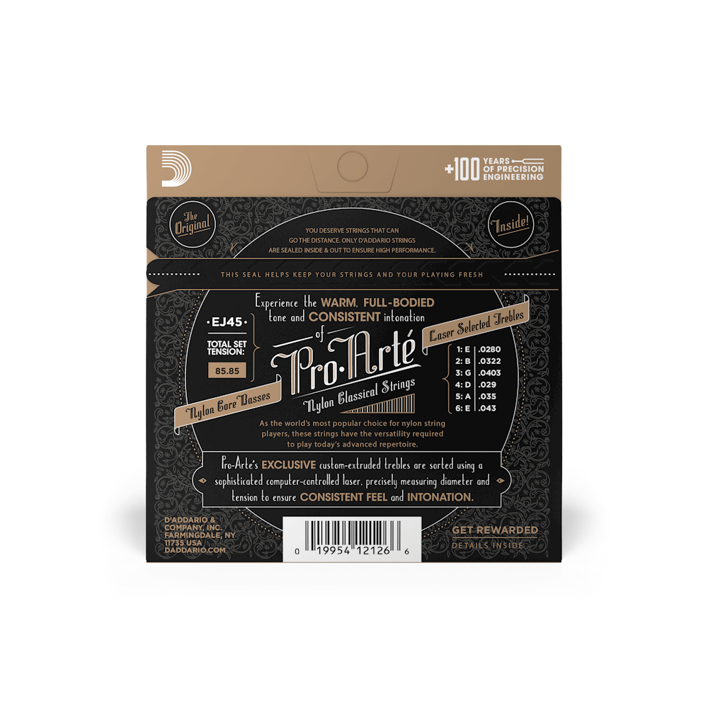 D'ADDARIO PRO-ARTE NYLON ACOUSTIC STRINGS