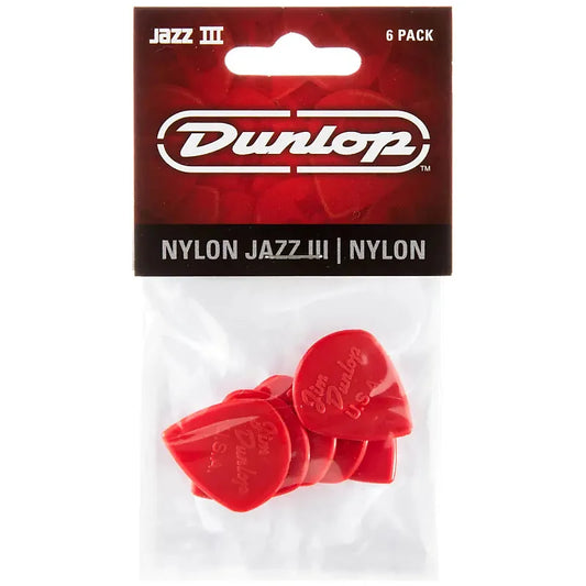 DUNLOP NYLON JAZZ III 1.38MM - 6PK